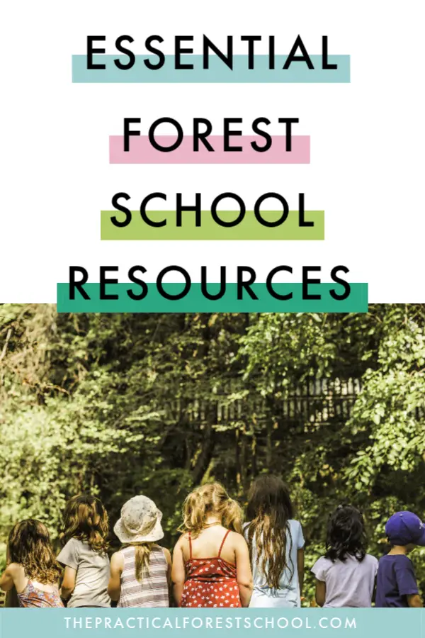 Forest school resources - the things you need to run your activities