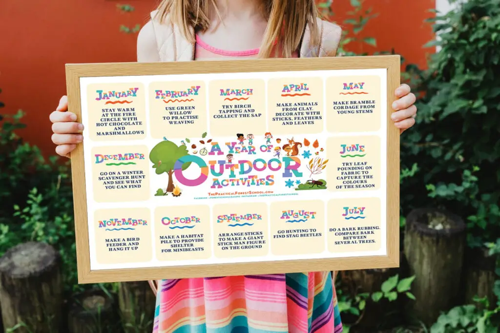 printable outdoor activities poster