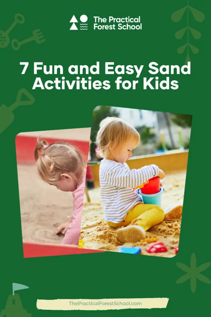 Children playing in sand pits